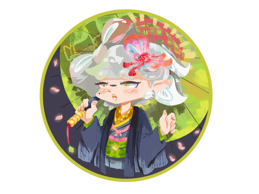 Splatoon Simple Background